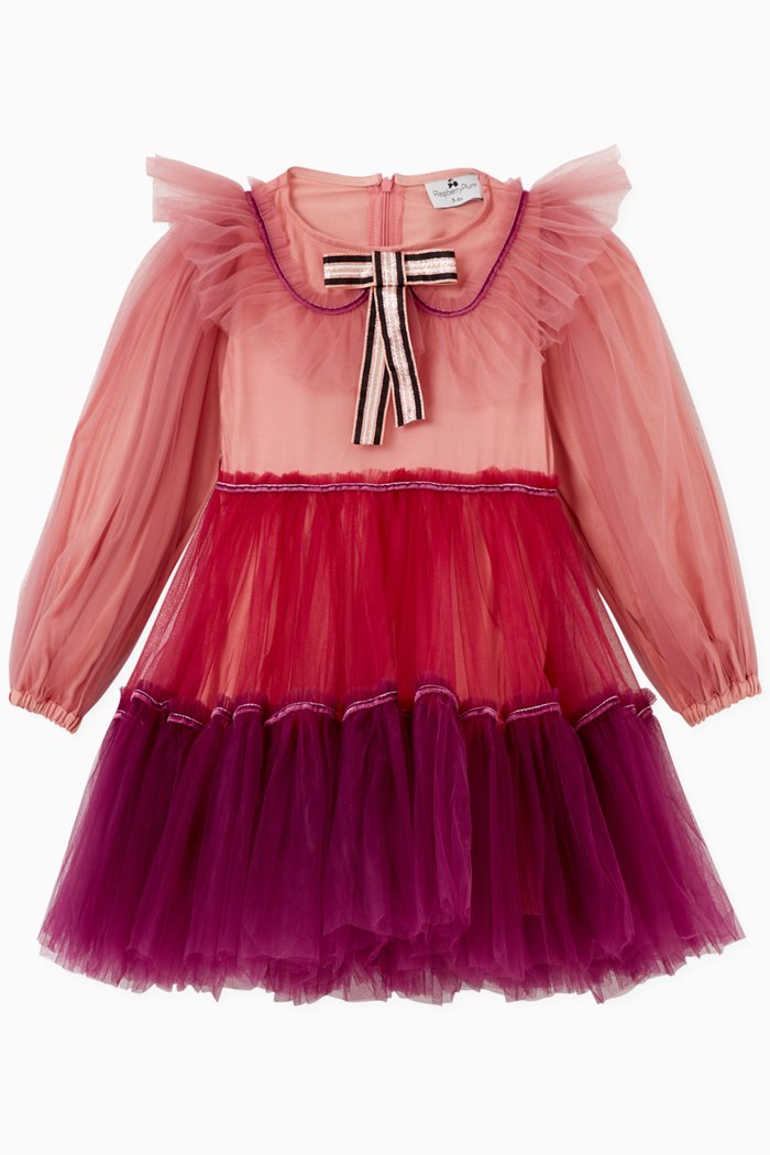 

Dorothia Dress in Tulle, Pink