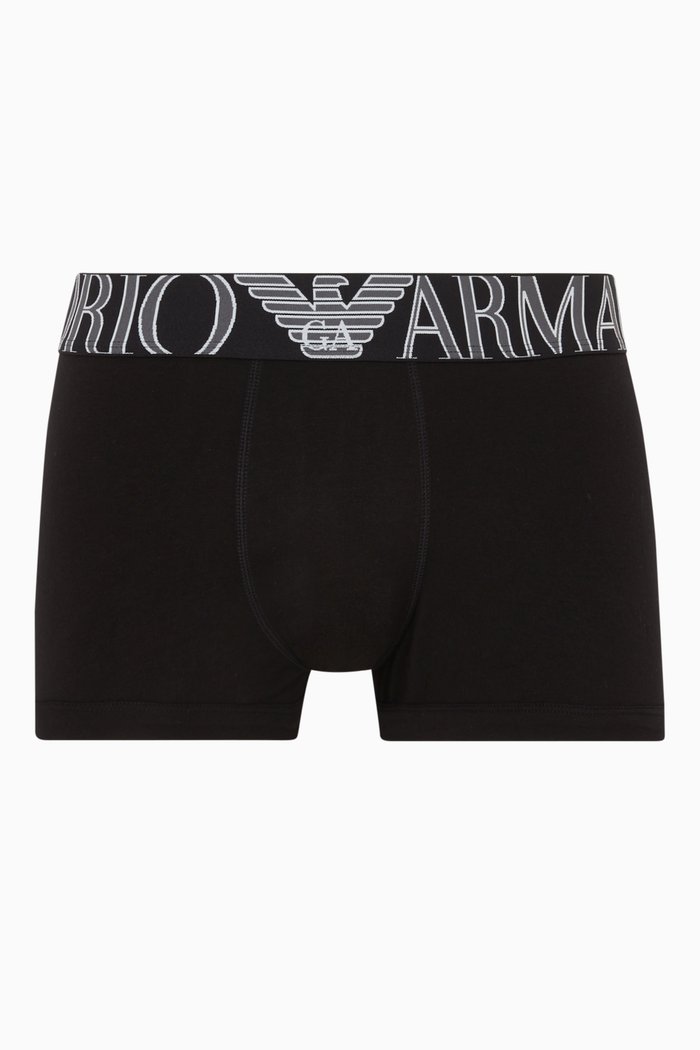 

T37 Megalogo Boxer Bottoms in Jersey, Black