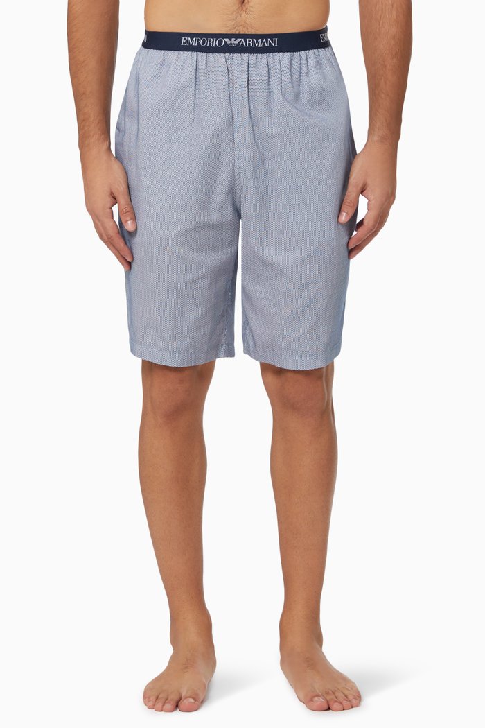 

T45 Lounge Bermuda Shorts in Cotton, White