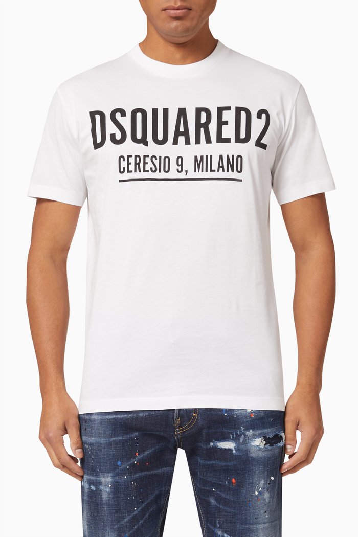 

Ceresio Cool Fit T-shirt in Cotton Jersey, White