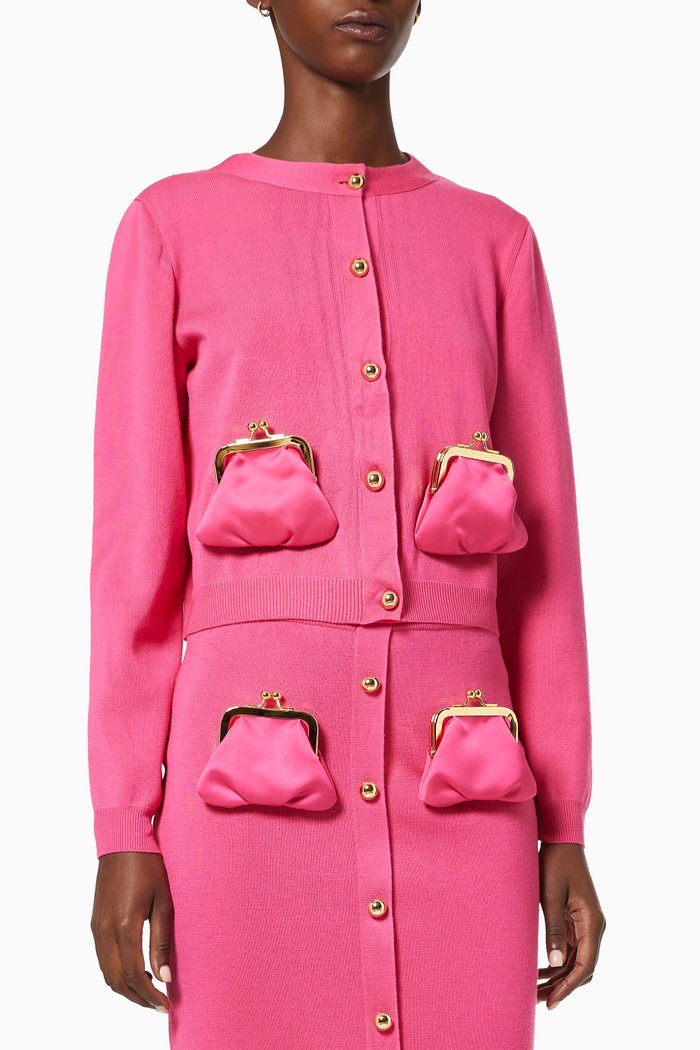 

Archive Purses Sweater in Wool, Pink