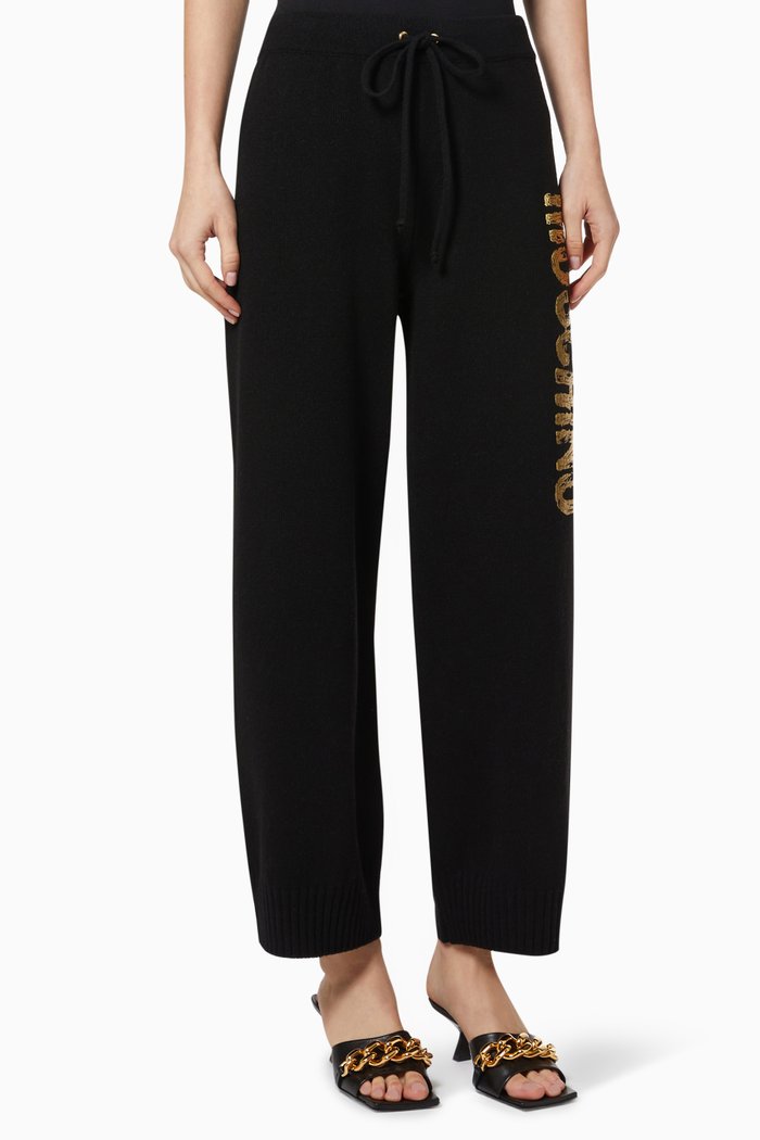 

Logo Sweatpants in Cotton, Black