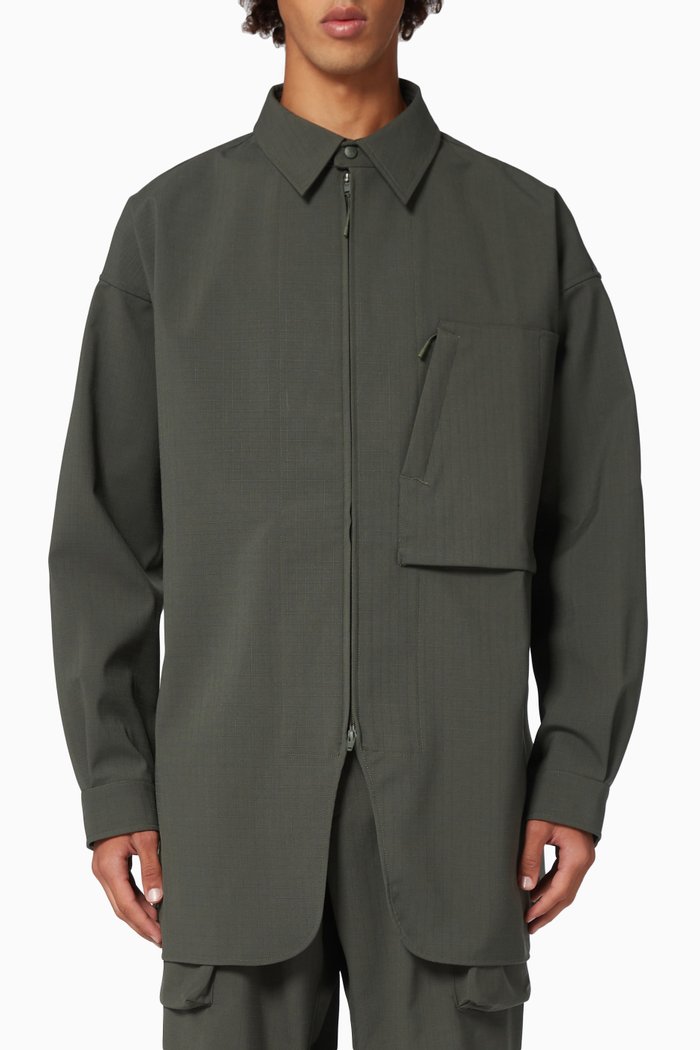 

Classic Light Overshirt in Ripstop, Green