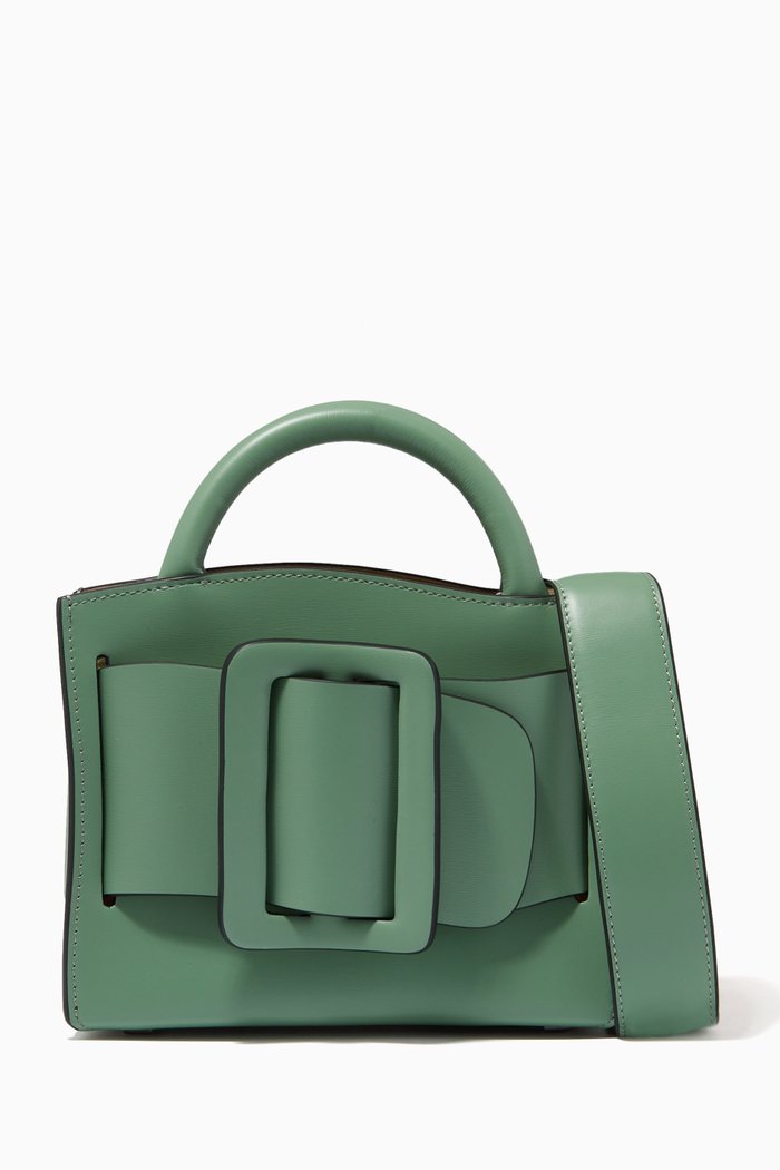 

Bobby Gala Tote Bag in Palmellato Calfskin, Green