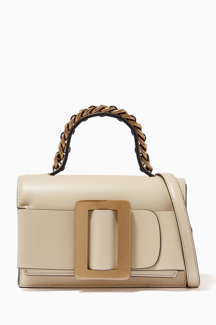 

Fred 19 Crossbody Bag in Palmellato Leather, Neutral