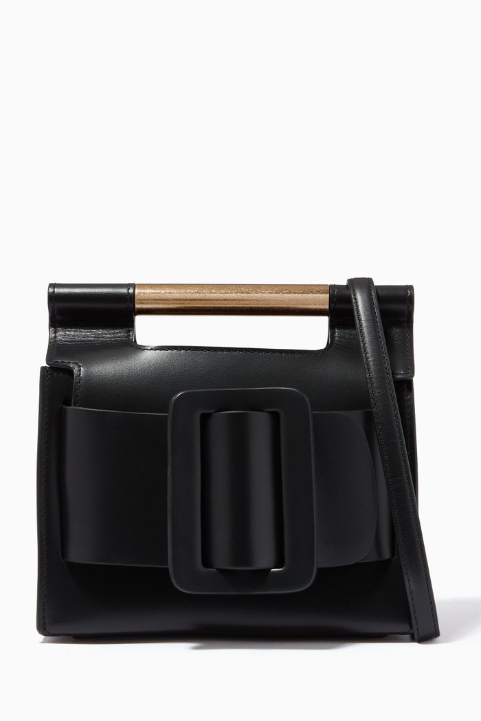 

Romeo Tote Bag in Palmellato Leather, Black