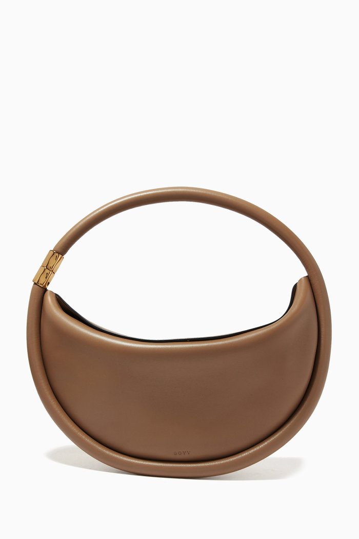 

Disc 30 Shoulder Bag in Smooth Calfskin, Brown