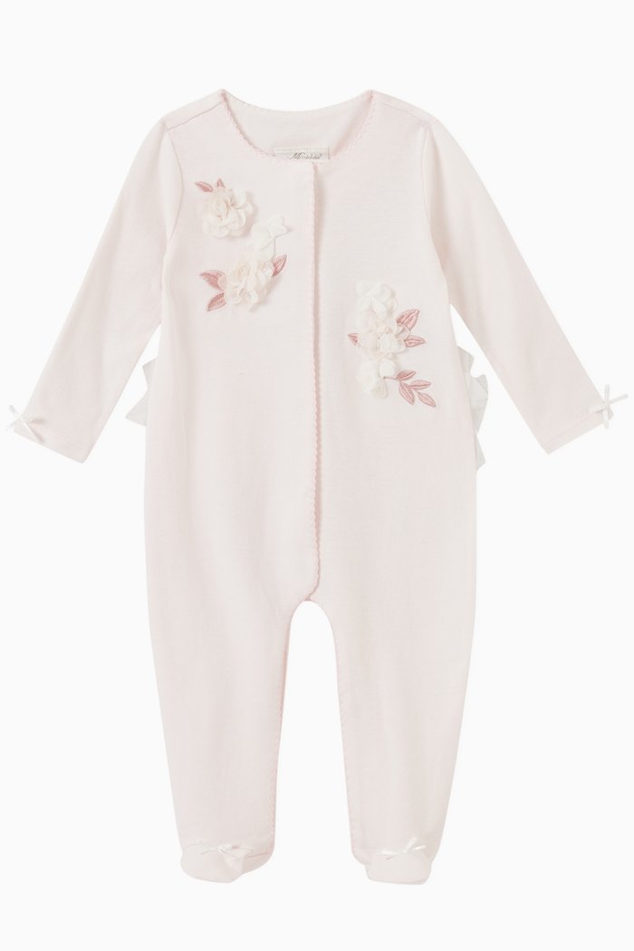 

Floral Coverall in Cotton, Pink