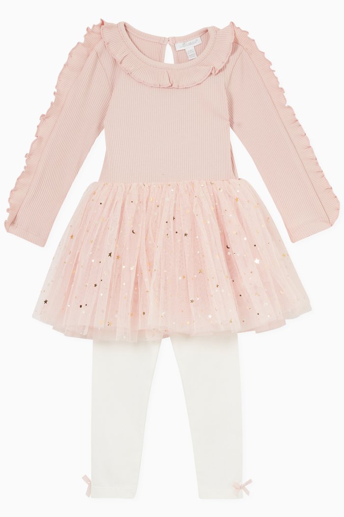 

Tutu Top and Leggings Set, Set of 2, Pink