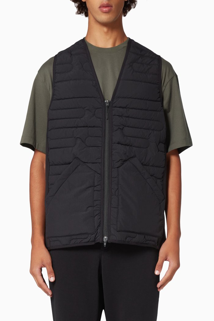 

Classic Cloud Insulated Liner Vest in Nylon, Black