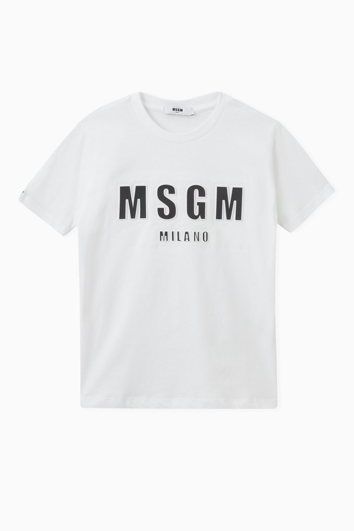 

3D Logo T-shirt in Jersey, White