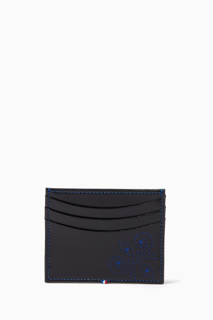 

Derby Credit Card Holder in Leather, Black
