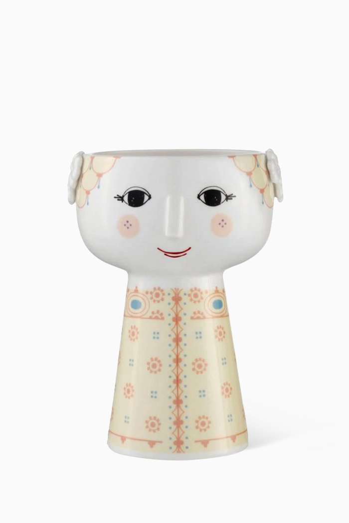 

EVA Porcelain Vase, Yellow