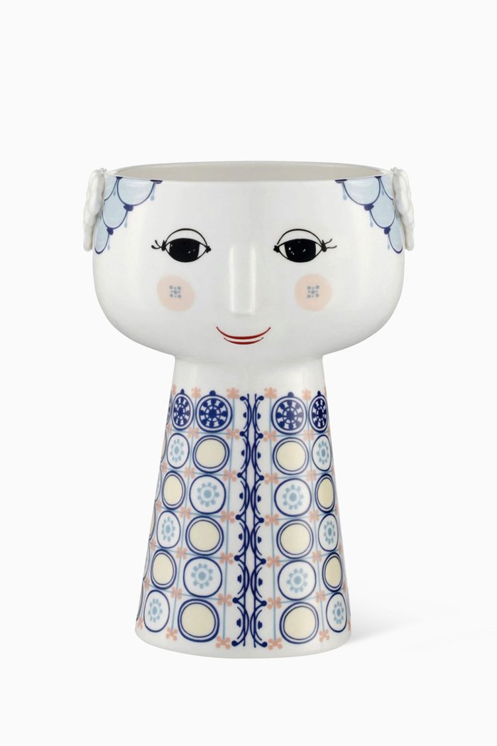 

EVA Porcelain Vase, Blue