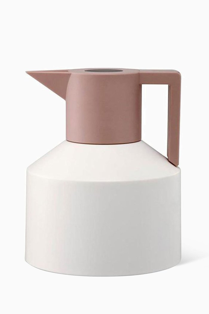 Geo Vacuum Flask, 1L, White