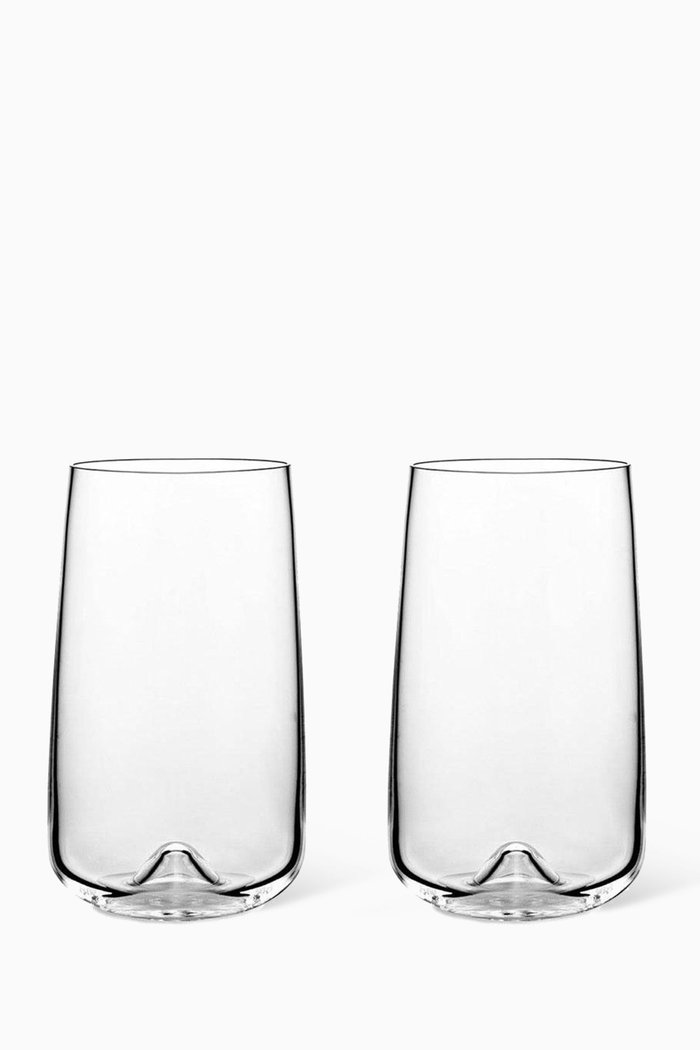 Long Glass, Set of 2, Multicolour