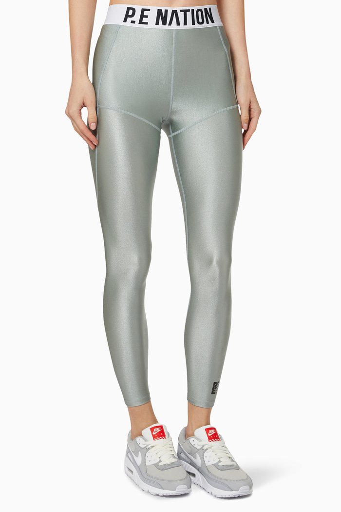 

Set Match Leggings in Nylon, Grey