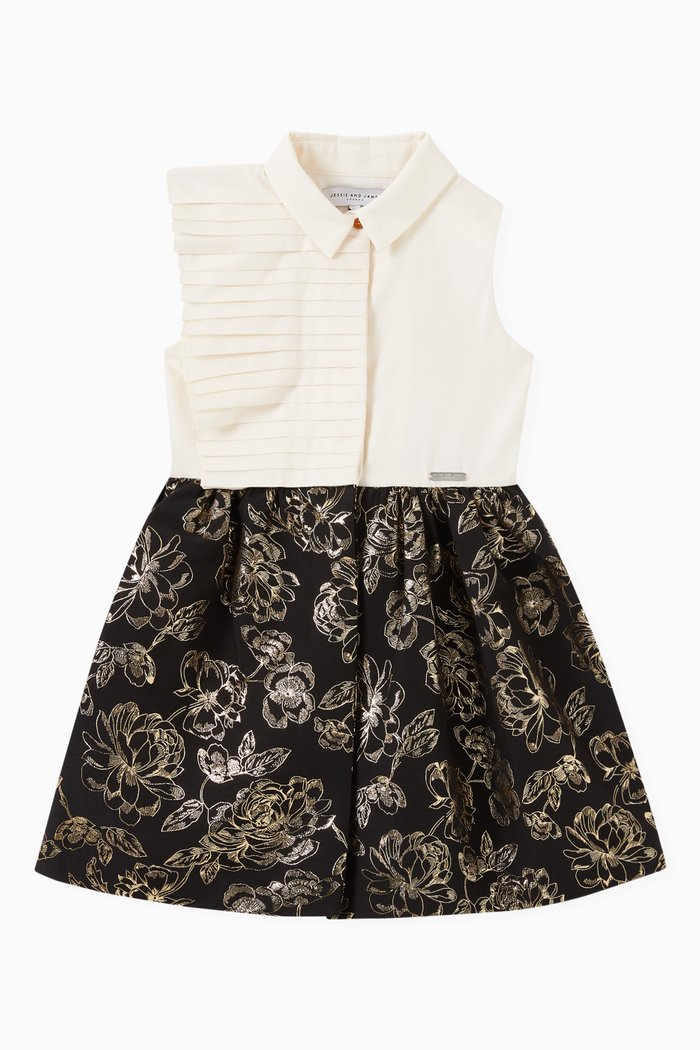 

Eden Dress in Cotton Blend, Black