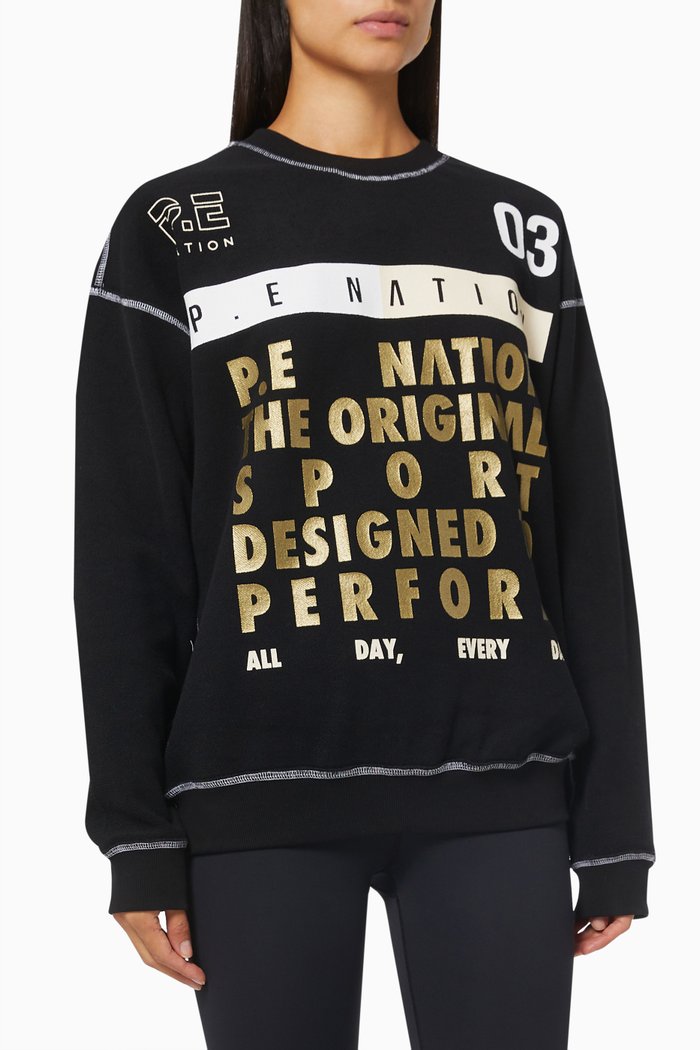

Best Play Sweatshirt in Organic Cotton, Black