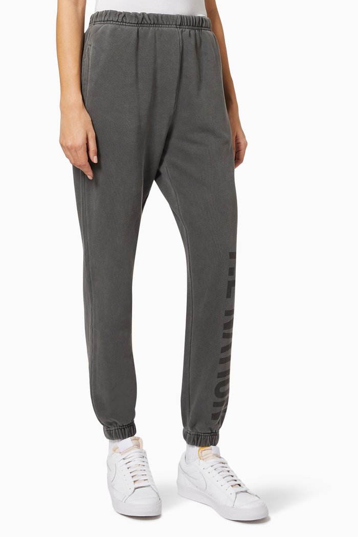 

Mid Game Track Pants in Organic Cotton, Grey