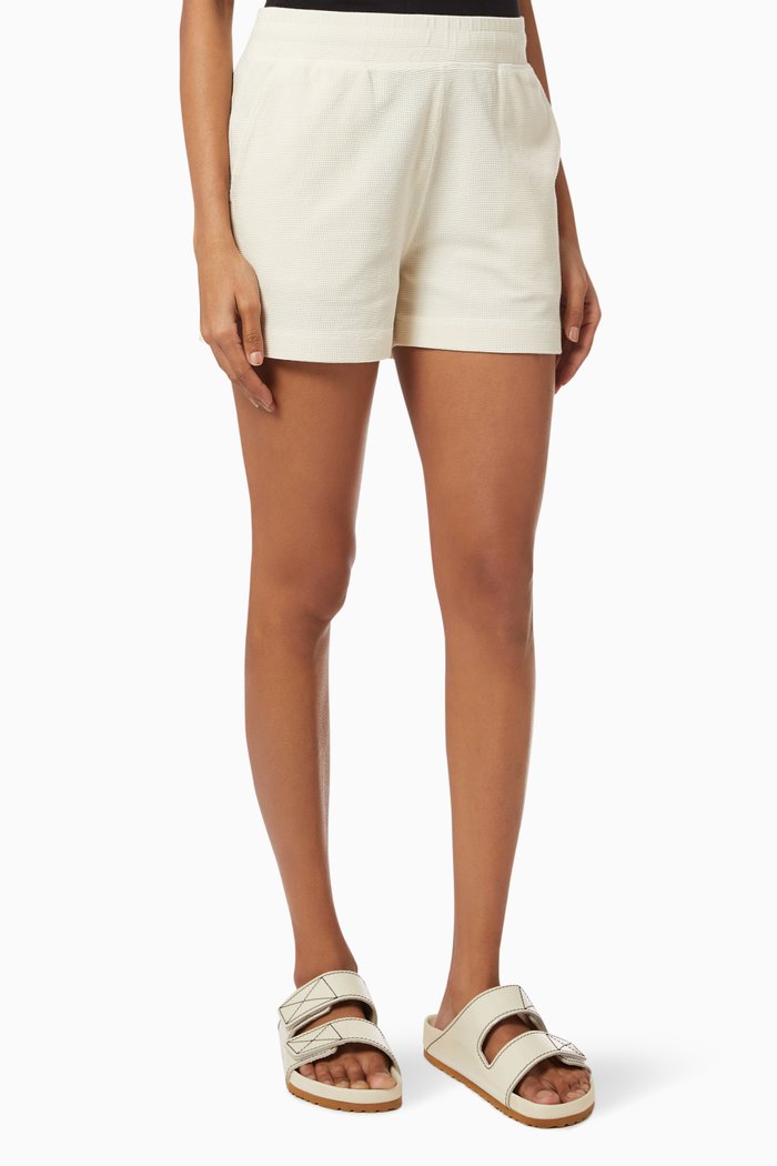 

Shorts in Waffle Knit, Neutral