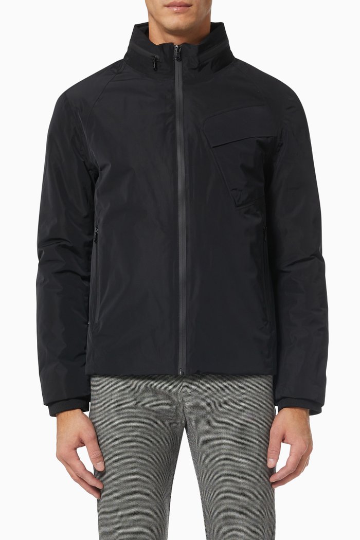 

Waterproof Jacket in Nylon, Black