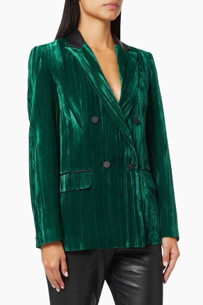 

Blazer in Velvet, Green