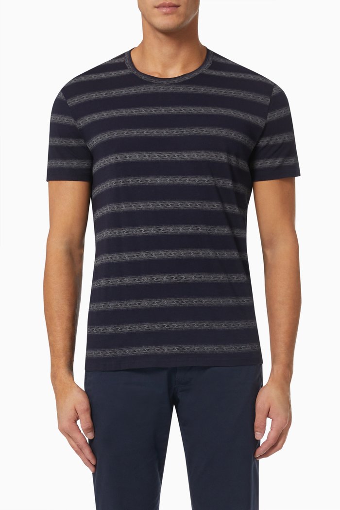 

Dry Fast Sailor T-shirt in Cotton, Blue