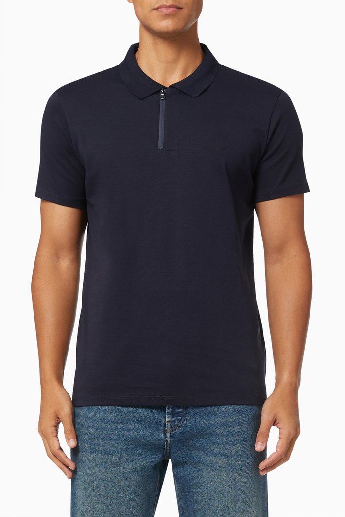 

Absolutely Dry Polo Shirt in Cotton, Blue