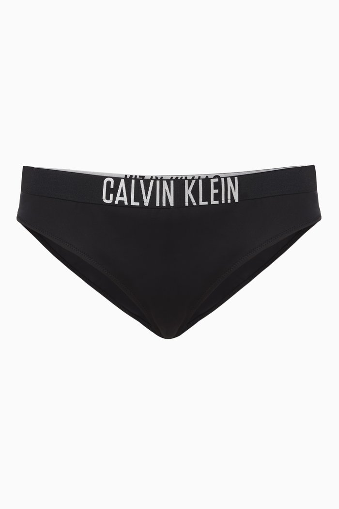 

Classic Logo Band Bikini Bottom, Black