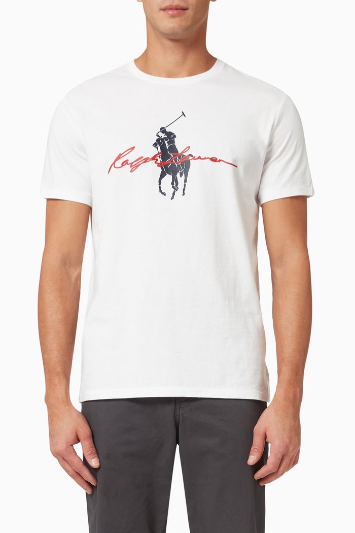

Logo T-Shirt in Cotton Jersey, White