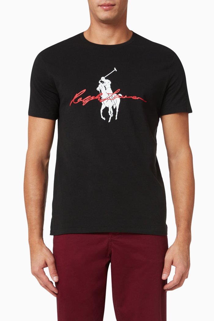 

Logo T-Shirt in Cotton Jersey, Black