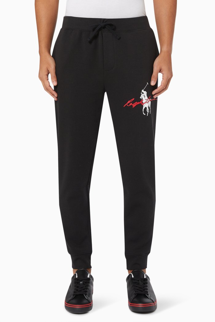

Athletic Pant in Cotton Blend, Black