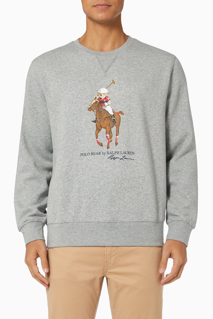 

Signature Bear & Pony Sweatshirt, Grey