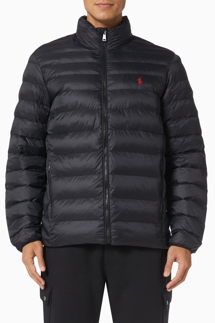 

The Packable Jacket in Recycled Nylon, Black