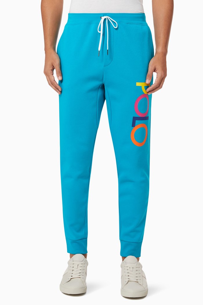 

Polo Sweatpants in Fleece Jersey, Blue