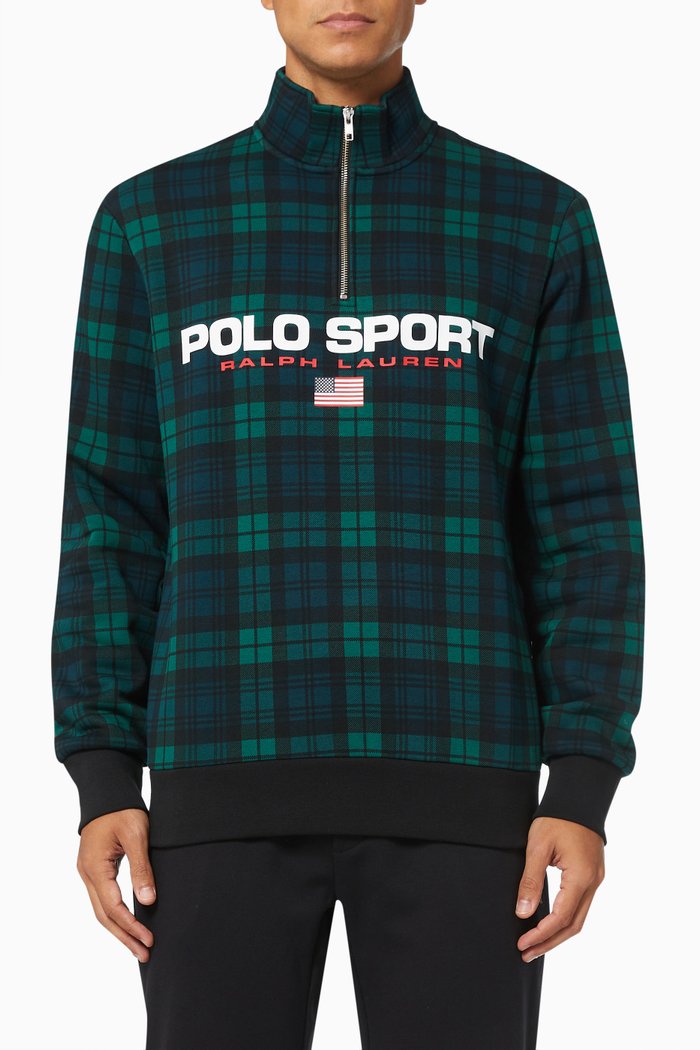 

Polo Sport Sweatshirt in Cotton Blend Fleece, Multicolour