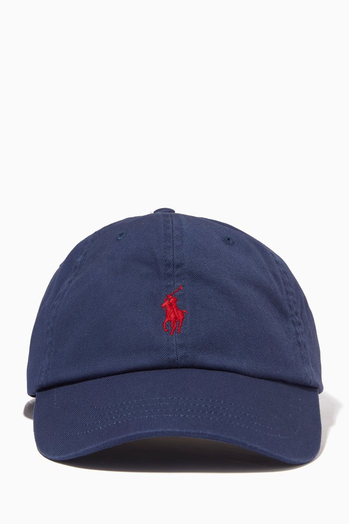 

Polo Classic Sports Cap in Cotton, Blue