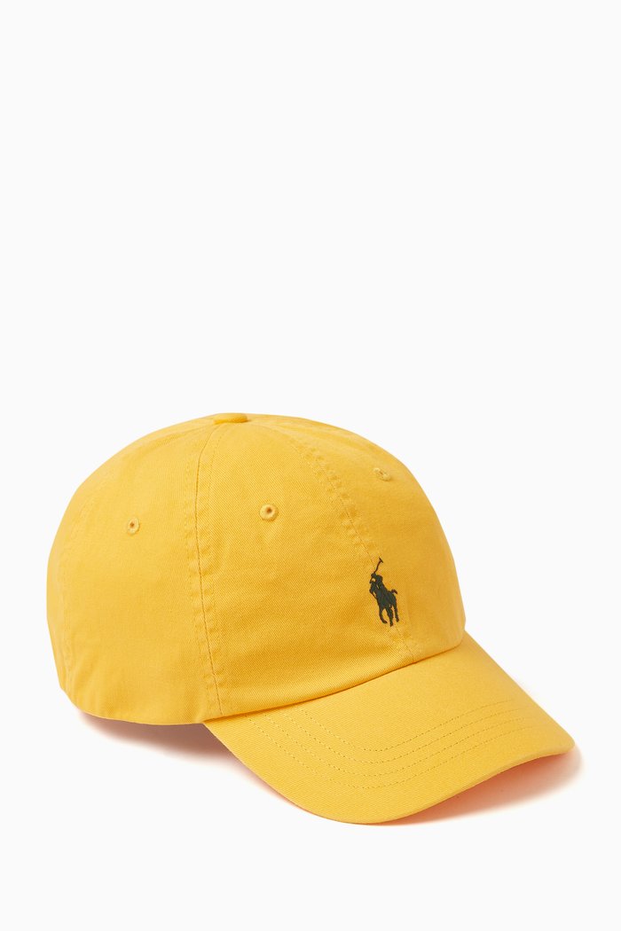 

Classic Pony Baseball Cap in Cotton Chino, Yellow