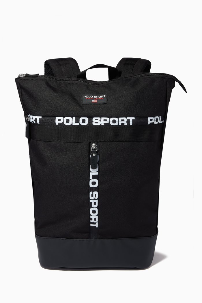 

Polo Sport Backpack in Recycled Polyester, Black