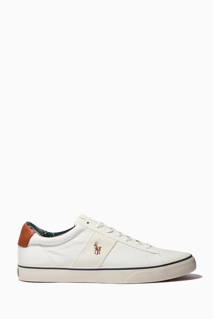 

Sayer Sneakers in Recycled Canvas, White
