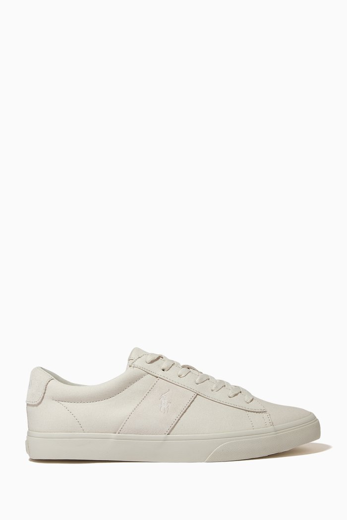 

Sayer Sneakers in Canvas & Suede, Grey