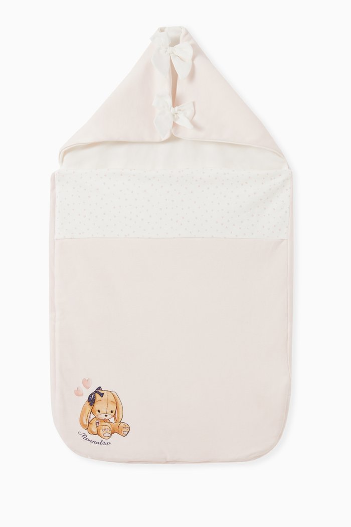 

Bunny Print Sleeping Bag, Pink