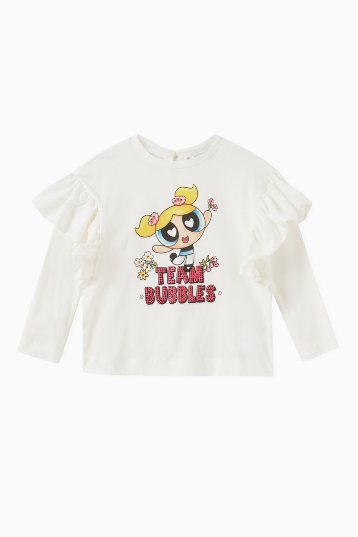 

Powerpuff Girls Team Bubbles T-shirt in Jersey, Neutral
