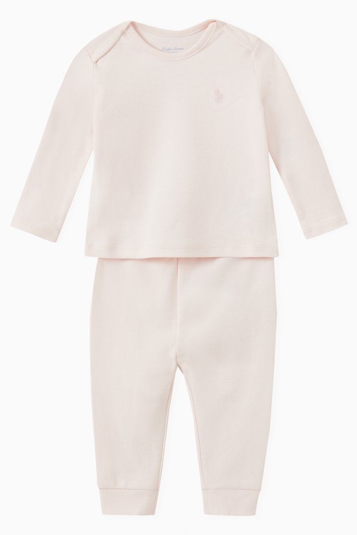 

Sweatsuit Set in Cotton, Pink