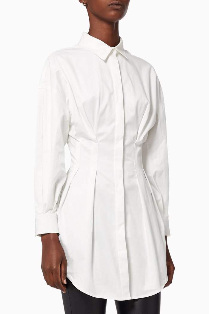 

The New Light Tunic in Cotton Poplin, White