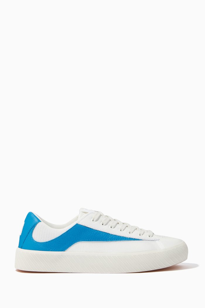 

Rodina Sneakers in Grained Leather, Blue