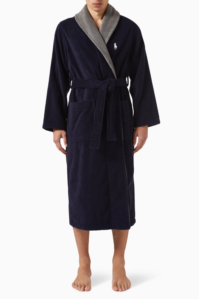 

Sleep Robe in Cotton, Blue