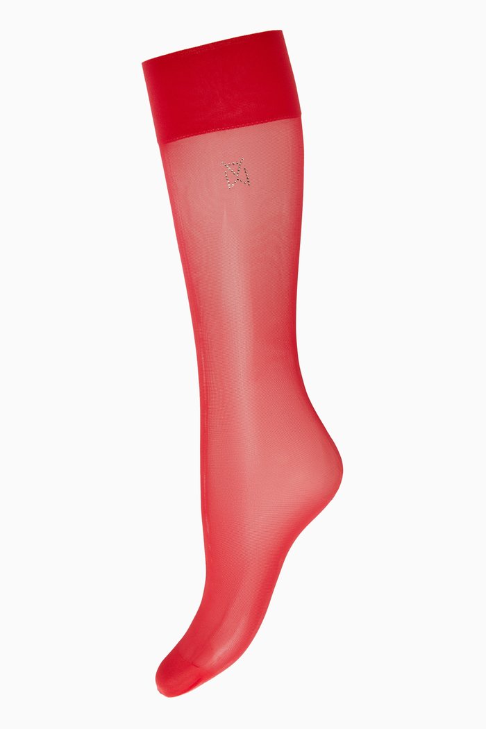 

Crystal Logo Socks, Pink