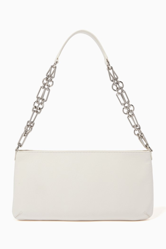 

Holly Bag in Gloss Grained Leather, White